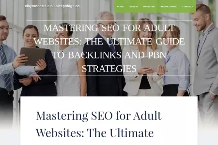 Screenshot of Mastering SEO for Adult Websites: The Ultimate Guide to Backlinks and PBN Strategies