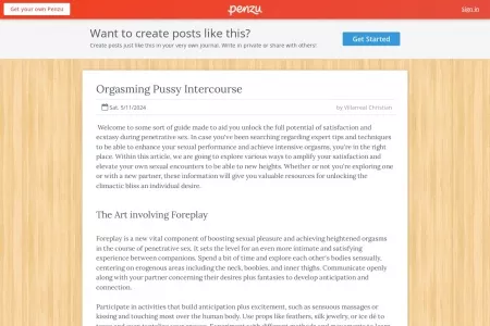 Screenshot of Write In Private: Free Online Diary And Personal Journal | Penzu