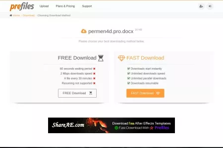 Screenshot of permen4d.pro.docx - PreFiles.com