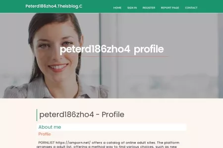 Screenshot of New blog peterd186zho4.theisblog.com - profile