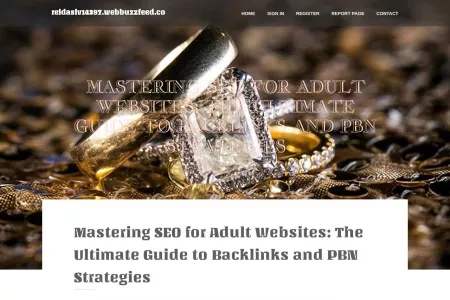 Screenshot of Mastering SEO for Adult Websites: The Ultimate Guide to Backlinks and PBN Strategies