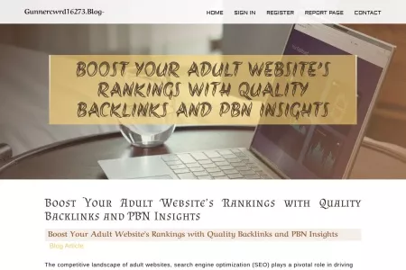 Screenshot of Boost Your Adult Website’s Rankings with Quality Backlinks and PBN Insights