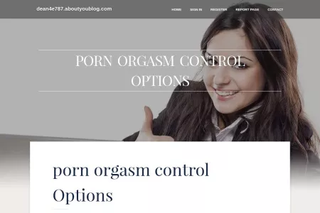 Screenshot of porn orgasm control Options