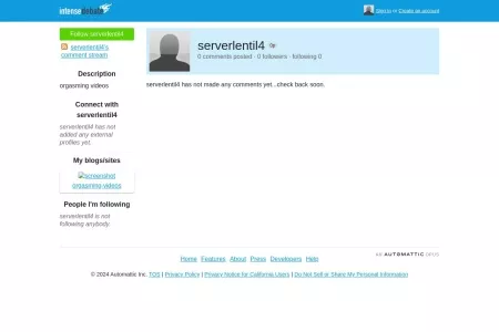 Screenshot of IntenseDebate - serverlentil4