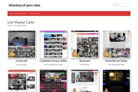 Screenshot of Live Voyeur Cams – The Best Porn Sites List