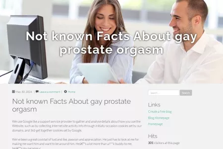 Screenshot of Not known Facts About gay prostate orgasm