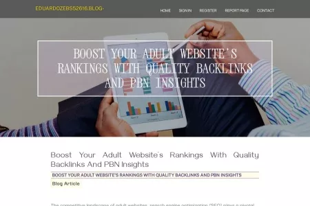 Screenshot of Boost Your Adult Website’s Rankings with Quality Backlinks and PBN Insights