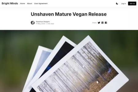 Screenshot of Unshaven Mature Vegan Release