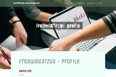 Screenshot of New blog fredw863rzg0.wizzardsblog.com - profile