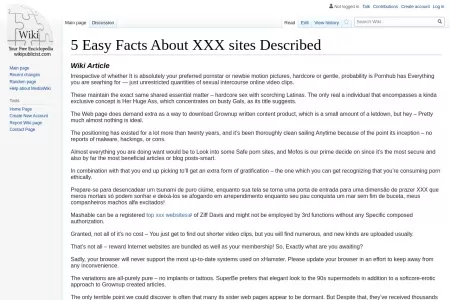 Screenshot of 5 Easy Facts About XXX sites Described