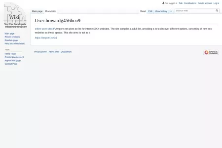 Screenshot of New blog howardg456hcu9.wikiannouncing.com - user