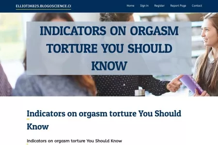 Screenshot of Indicators on orgasm torture You Should Know