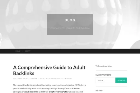 Screenshot of A Comprehensive Guide to Adult Backlinks