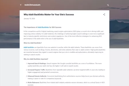 Screenshot of Why Adult Backlinks Matter for Your Site's Success