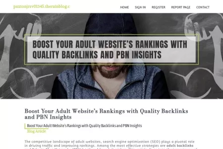 Screenshot of Boost Your Adult Website’s Rankings with Quality Backlinks and PBN Insights