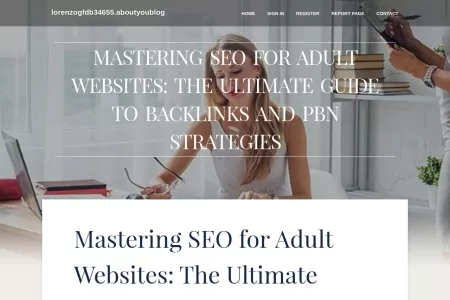 Screenshot of Mastering SEO for Adult Websites: The Ultimate Guide to Backlinks and PBN Strategies