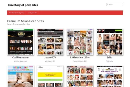 Screenshot of Premium Asian Porn Sites – The Best Porn Sites List