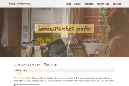 Screenshot of New blog jamesy356mkd3.blog-ezine.com - profile