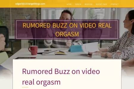 Screenshot of Rumored Buzz on video real orgasm