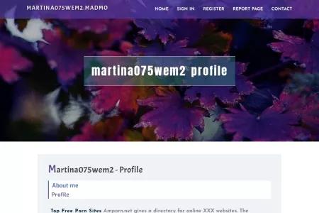 Screenshot of New blog martina075wem2.madmouseblog.com - profile