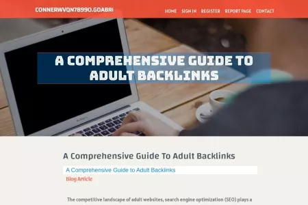 Screenshot of A Comprehensive Guide to Adult Backlinks