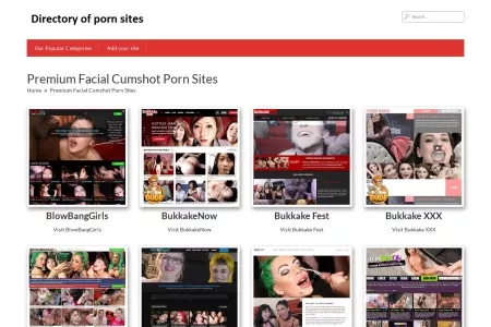 Screenshot of Premium Facial Cumshot Porn Sites – The Best Porn Sites List