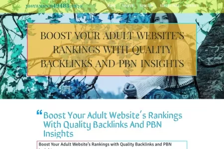 Screenshot of Boost Your Adult Website’s Rankings with Quality Backlinks and PBN Insights