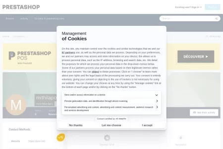 Screenshot of mithilapov2 - PrestaShop Forums