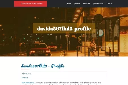 Screenshot of New blog davida567lhd3.dm-blog.com - profile