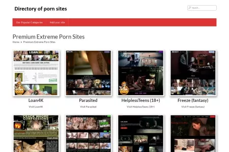 Screenshot of Premium Extreme Porn Sites – The Best Porn Sites List