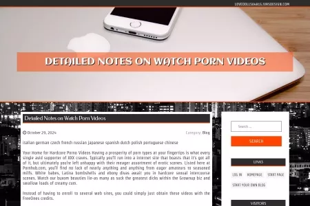 Screenshot of Detailed Notes on Watch Porn Videos