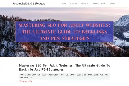 Screenshot of Mastering SEO for Adult Websites: The Ultimate Guide to Backlinks and PBN Strategies