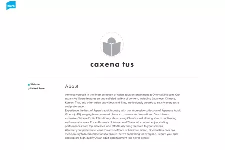 Screenshot of Member Profile: caxena tus | Blurb Books