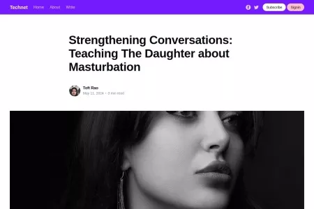 Screenshot of Strengthening Conversations: Teaching The Daughter about Masturbation