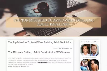 Screenshot of The Top Mistakes to Avoid When Building Adult Backlinks