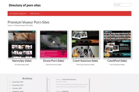 Screenshot of Premium Voyeur Porn Sites – The Best Porn Sites List