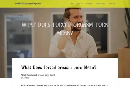 Screenshot of What Does forced orgasm porn Mean?