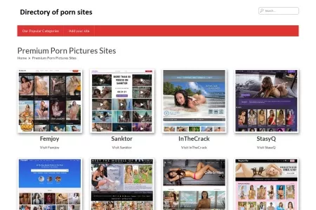 Screenshot of Premium Porn Pictures Sites – The Best Porn Sites List