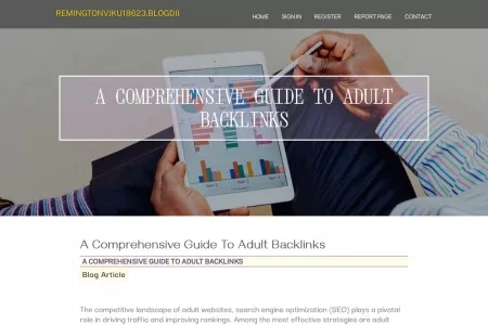 Screenshot of A Comprehensive Guide to Adult Backlinks