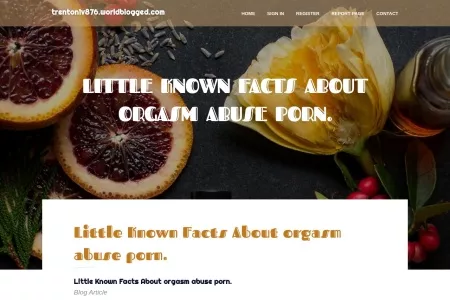 Screenshot of Little Known Facts About orgasm abuse porn.