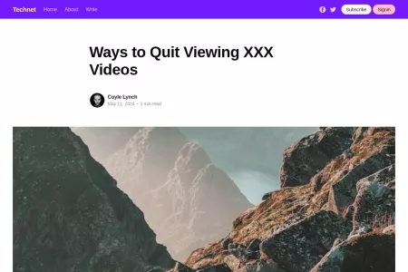 Screenshot of Ways to Quit Viewing XXX Videos