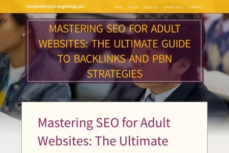 Screenshot of Mastering SEO for Adult Websites: The Ultimate Guide to Backlinks and PBN Strategies