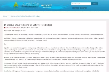 Screenshot of 14 Creative Ways To Spend On Leftover Hob Budget