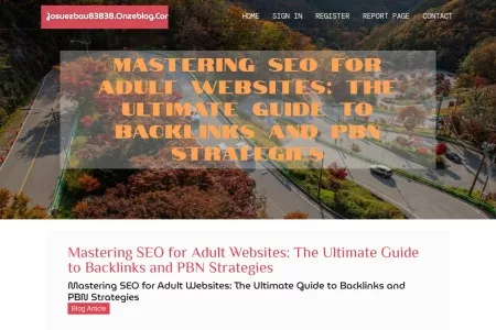 Screenshot of Mastering SEO for Adult Websites: The Ultimate Guide to Backlinks and PBN Strategies