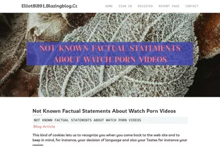 Screenshot of Not known Factual Statements About Watch Porn Videos