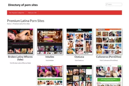 Screenshot of Premium Latina Porn Sites – The Best Porn Sites List