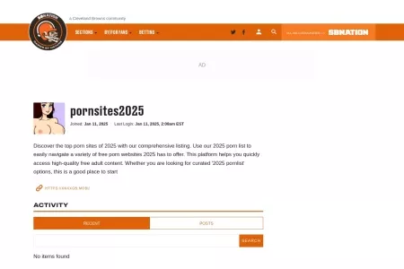 Screenshot of pornsites2025 Profile and Activity - Dawgs By Nature