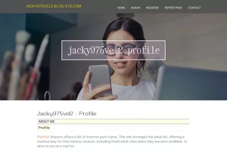 Screenshot of New blog jacky975vel2.blog-eye.com - profile