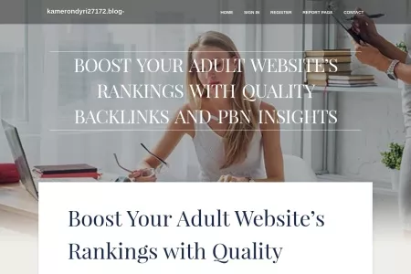 Screenshot of Boost Your Adult Website’s Rankings with Quality Backlinks and PBN Insights