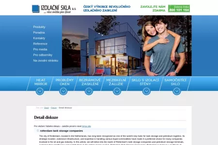 Screenshot of Detail diskuze | Fórum | Izolacní skla - výroba izolacních sklel